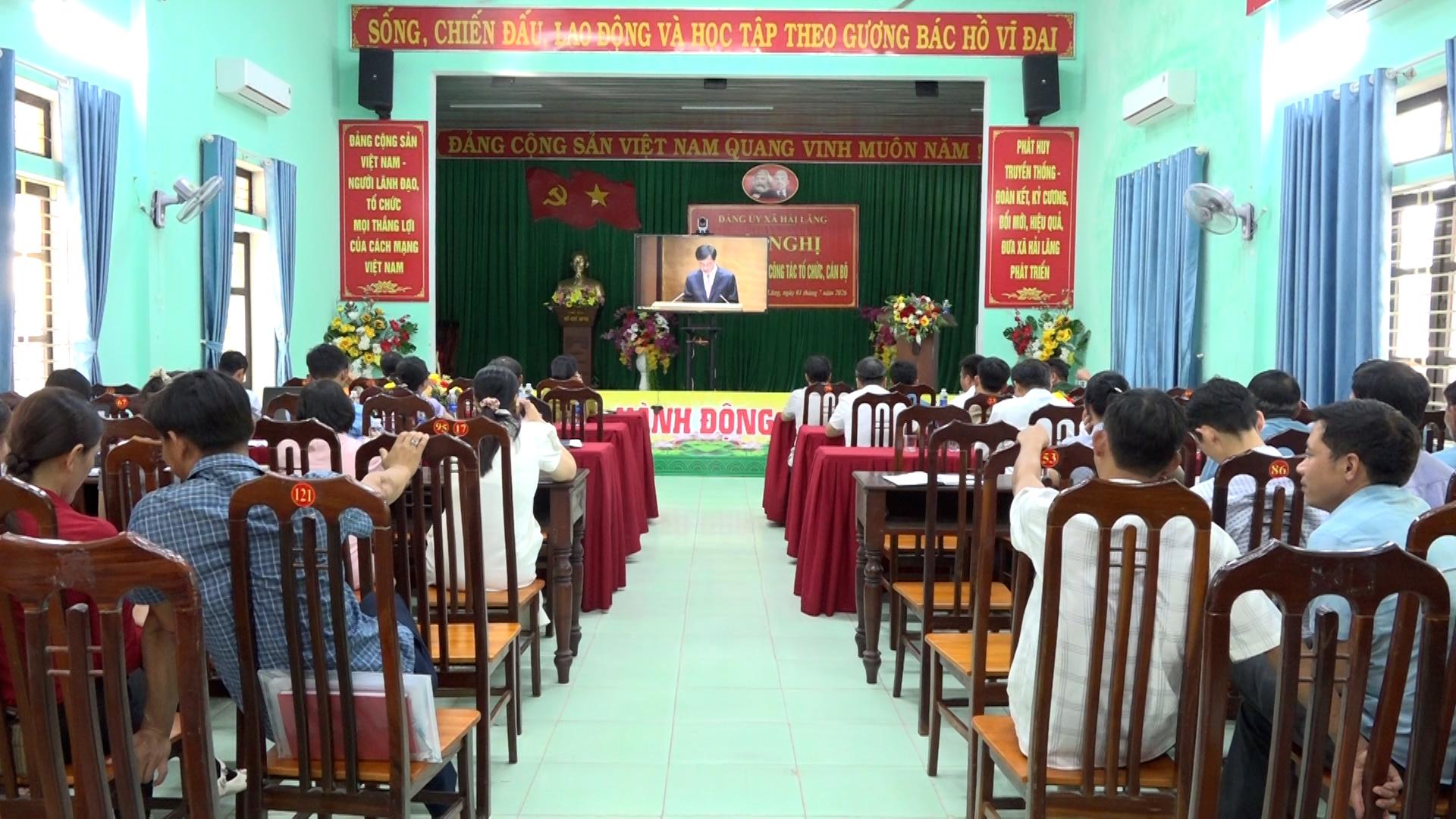 Hội nghị toàn quốc sơ kết 1 năm vận hành mô hình tổ chức tổng thể của hệ thống chính trị, mô hình...