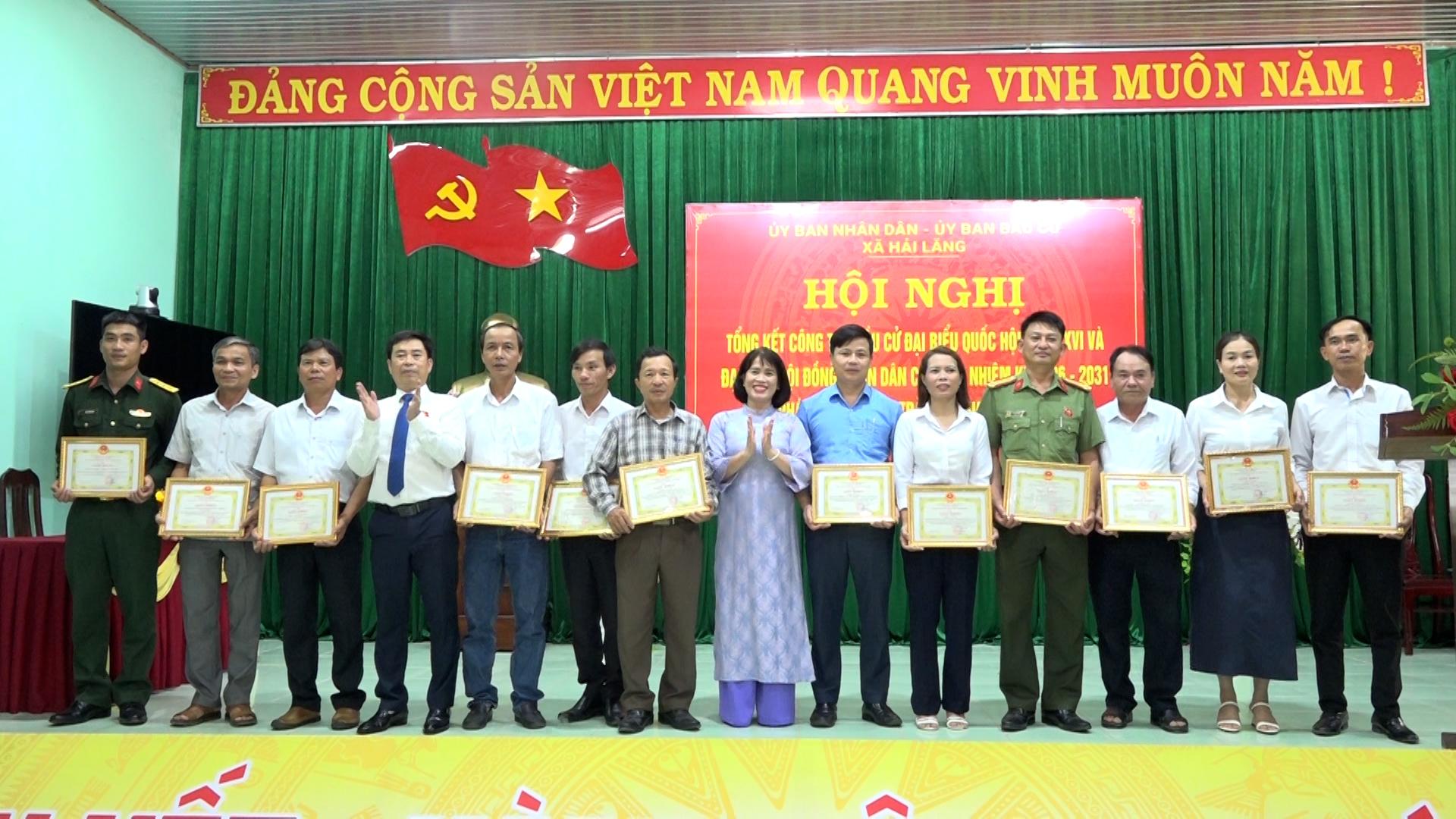 Xã Hải Lăng tổng kết công tác bầu cử và phát động phong trào thi đua năm 2026