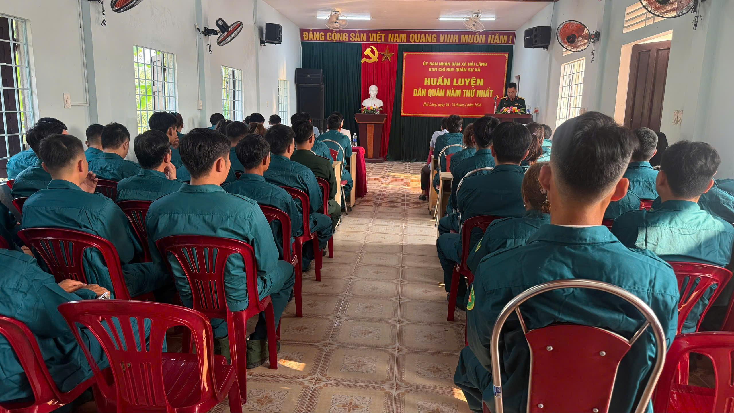 Khai mạc huấn luyện dân quân năm thứ nhất