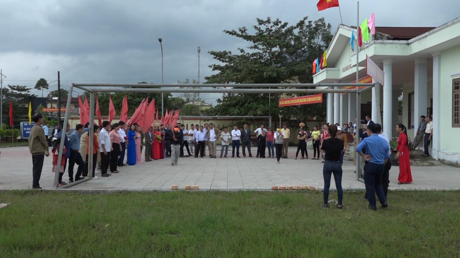 Sôi nỗi Ngày hội Đại đoàn kết toàn dân tộc tại các địa phương trên địa bàn huyện Hải Lăng.