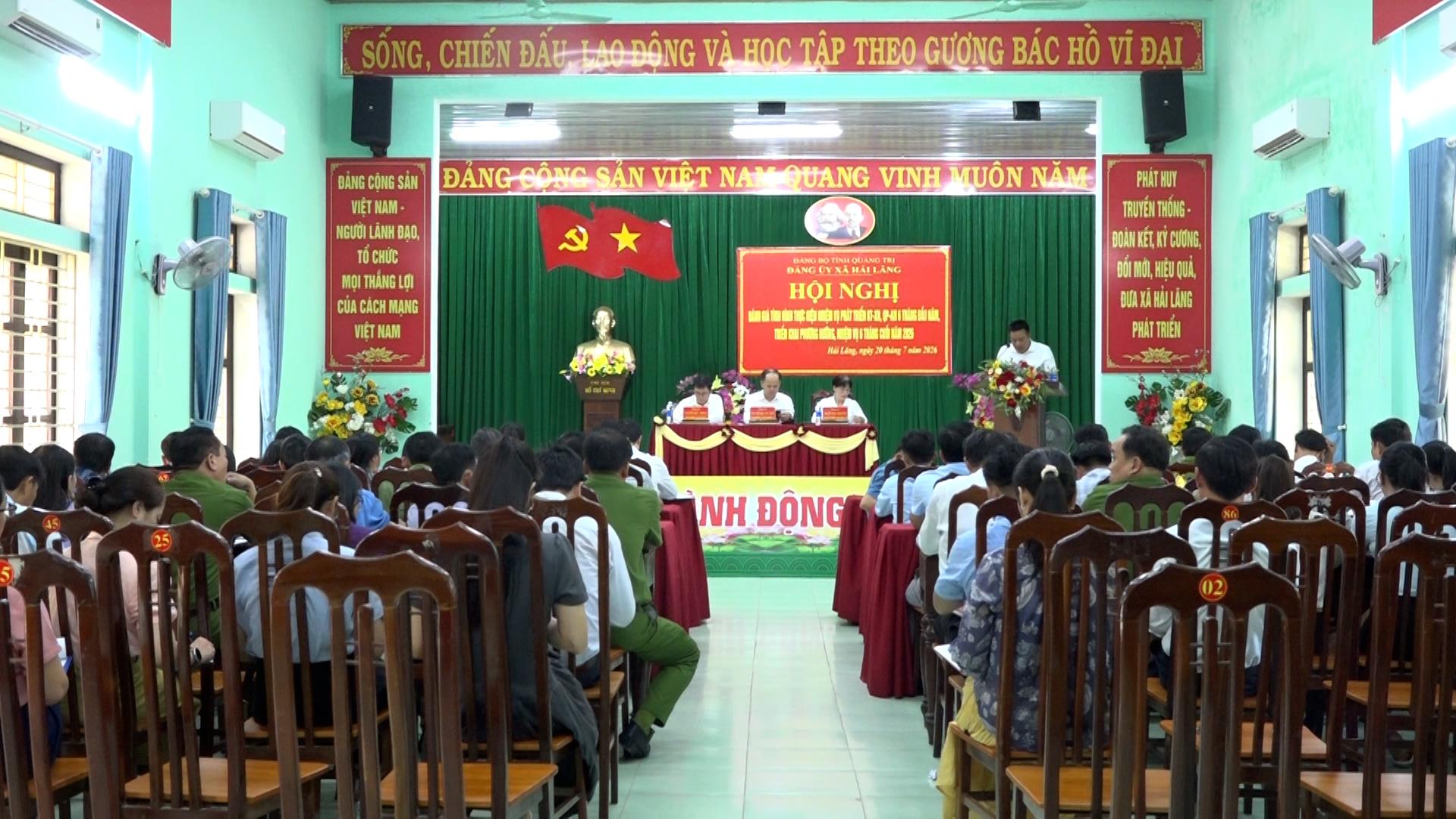Hội nghị lần thứ 9, Ban chấp hành Đảng bộ xã Hải Lăng nhiệm kỳ 2025-2030