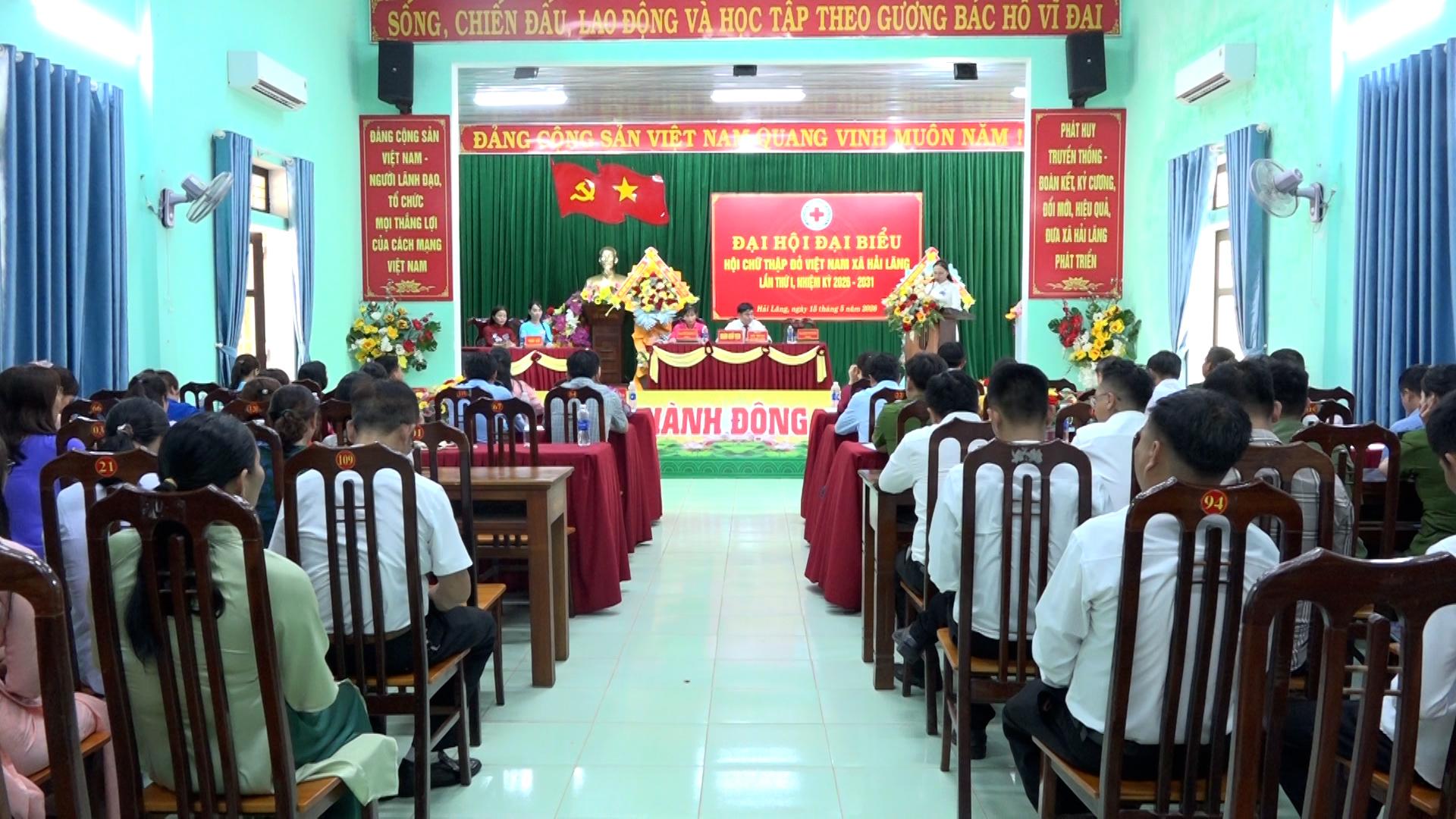 Đại hội đại biểu Hội Chữ thập đỏ xã Hải Lăng lần thứ I, nhiệm kỳ 2026-2031