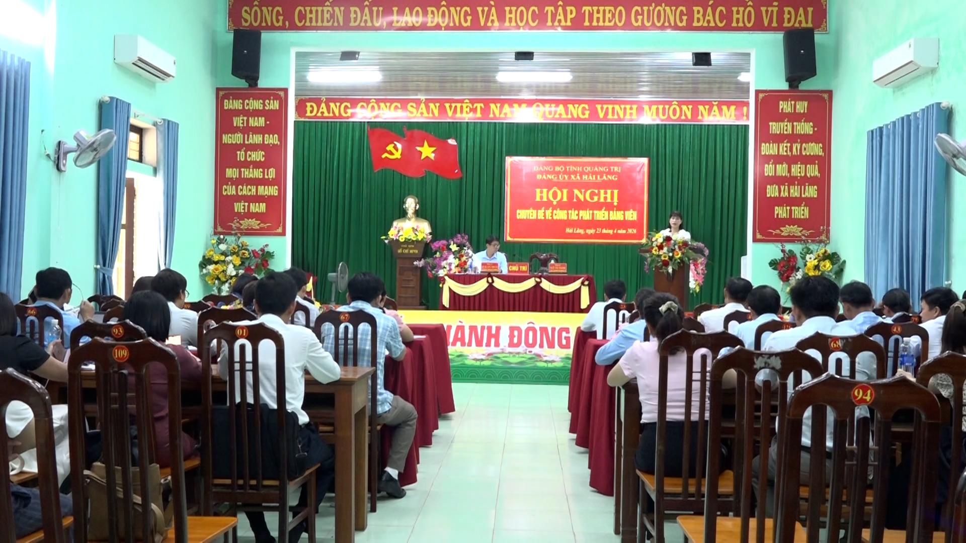 Hội nghị chuyên đề về công tác phát triển đảng viên