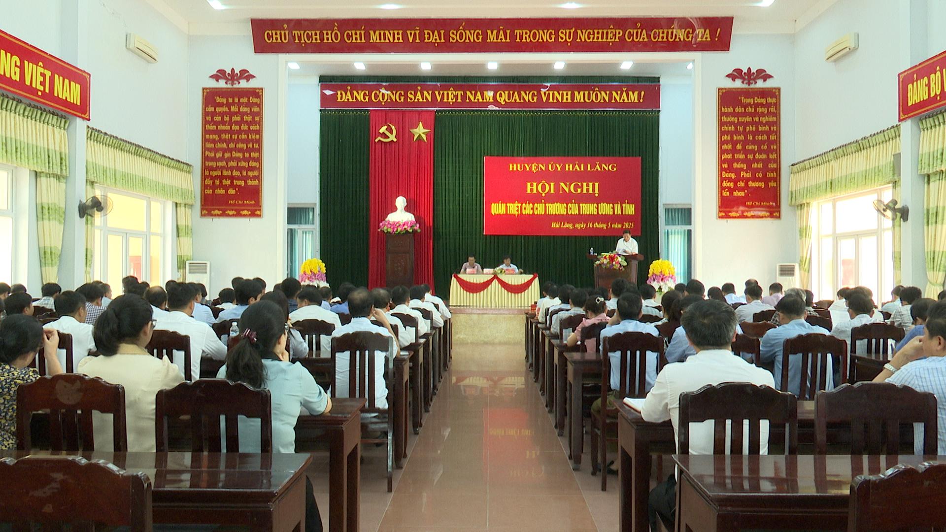 Hội nghị quán triệt một số nội dung về công tác đại hội Đảng các cấp nhiệm kỳ 2025-2030 và công...