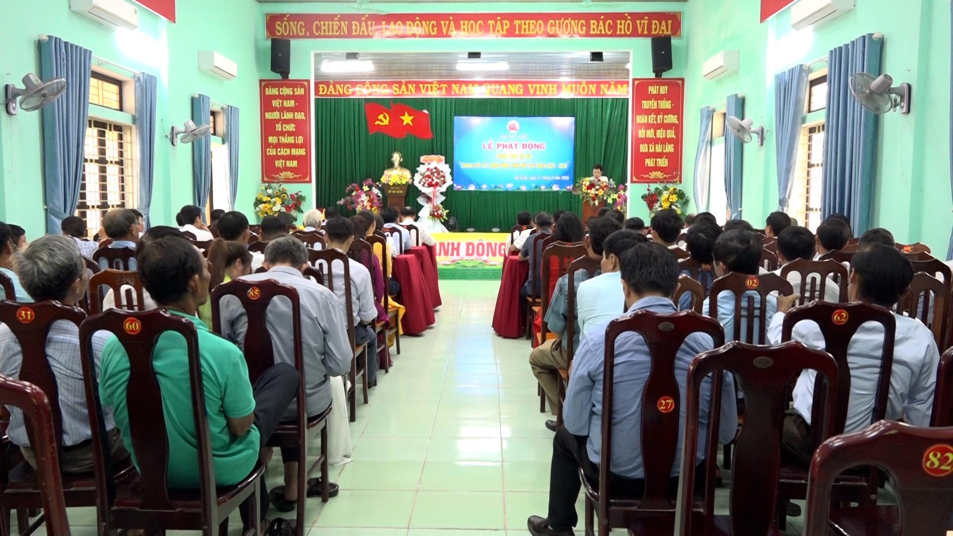 Hải Lăng phát động phong trào thi đua “Chung sức xây dựng nông thôn mới” giai đoạn 2026-2030